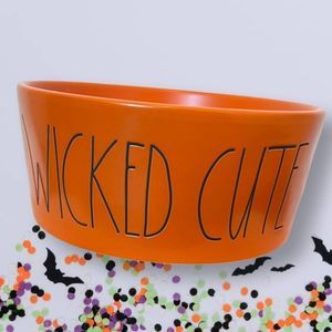 Rae Dunn Wicked Cute Halloween Dog Bowl